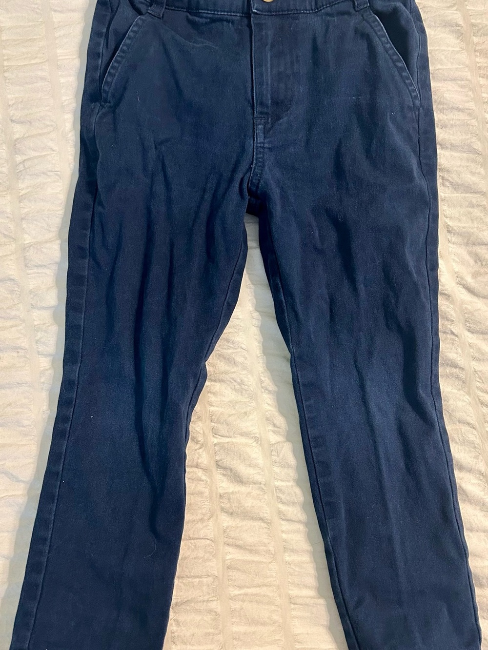 Andy & Evan Navy Bluet Kids Casual Pants